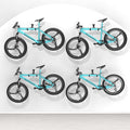 Housolution Bike Wall Mount - [4 Pack] EVA Foam Padded up to 48.5 lbs, Carbon Steel, Valve Mechanism, Heavy-Duty Adjustable Bike Wall Hanger for Road, Mountain and Hybrid Bikes, Garage & Apartment