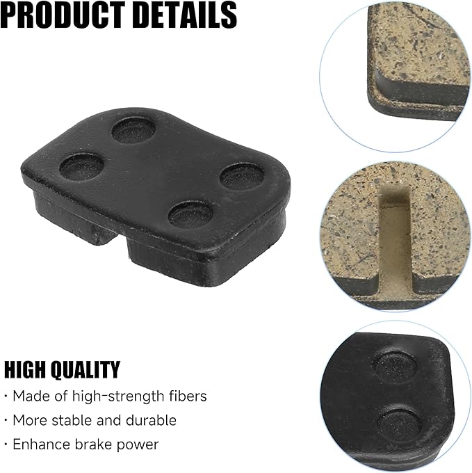 YOXUFA Mini Bike Disc Brake Pads for 79cc 97cc 100cc 105cc Coleman CT100U CC100X Baja Doodle Bug DB30 Motovox MBX10 Monster Moto MMB80 MMB105 49cc 50cc SYX Moto Mototec Pocket Dirt Bike ATV Parts