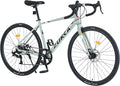 Road Bicycle 700C Whee Drop Bar 7 Speed Road Bike Light Weight Aluminium Alloy Frame Dual Disc Brake Hybrid Bikes Road Bicycle for Men, Women, Adult