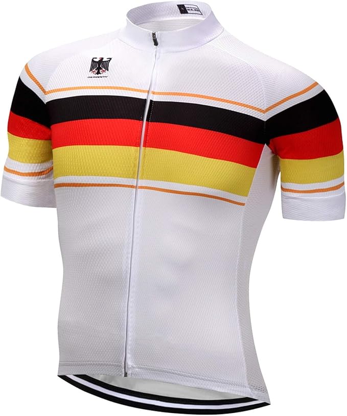 Cycling Jerseys Men Bicycle Short Sleeve Summer Shirt Bike Biking Tops Riding Clothing Flag