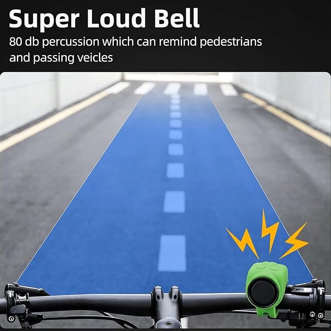 2026 Classic Bicycle Horn, Mountain Bike Horn, Suitable for Adults Loud Sound Effect Compatible with Various Bicycle Handlebars.