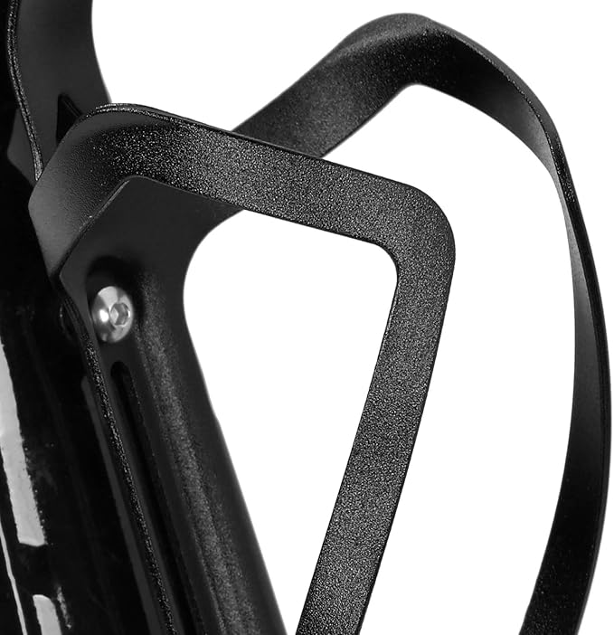 Aluminum Alloy Cage Cage Bouteille, Light Support for Folding Bikes on Road, Black Accessories (Black)