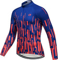 Coconut Ropamo CR Long Sleeve Cycling Jersey Mens, 3+1 Zipper Pockets Bicycle Tops Quick Dry Breathable Biking Shirt