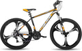 HH HILAND 26'' Mountain Bike, 3 6 Spokes, 21 Speeds Drivetrain, Aluminum Frame 26 Inch Wheels, Disc-Brake Bike for Men Women Men's MTB Bicycle