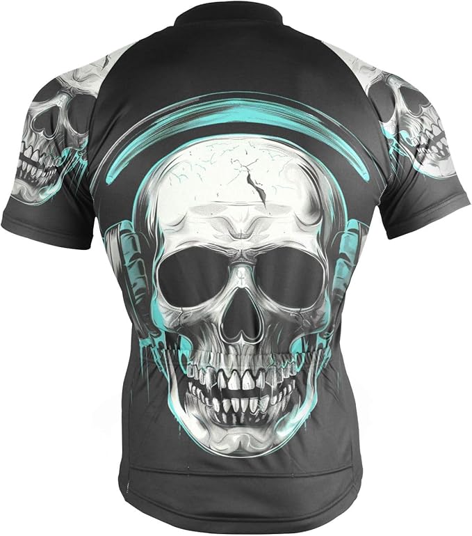 Men's Cycling Bike Jersey Short Sleeve Moisture Wicking, Breathable, Quick Dry Biking Shirt with 3 Rear Pockets