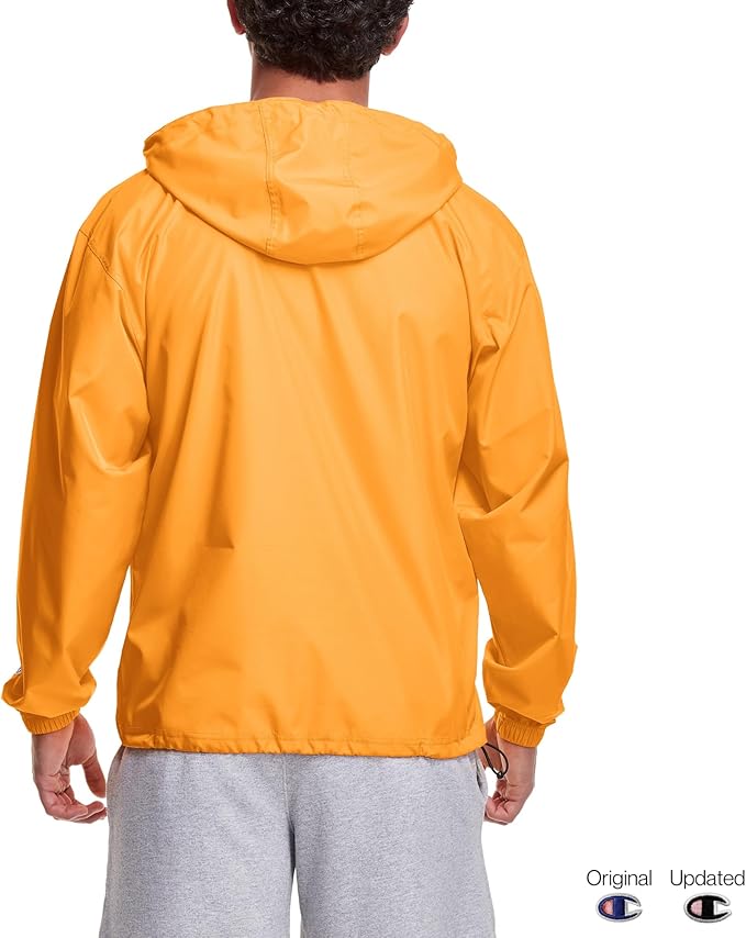 Champion Men's Jacket, Stadium Full-zip Jacket, Wind Resistant, Water Resistant Jacket for Men