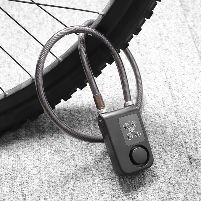 Lock -110dB Smart Password Lock Anti-Theft Alarm Lock Smart Lock