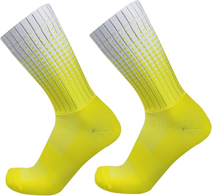 Aero Socks Silicone Non-Slip Breathable Comfortable and Durable Sports Cycling Socks one size 6-12