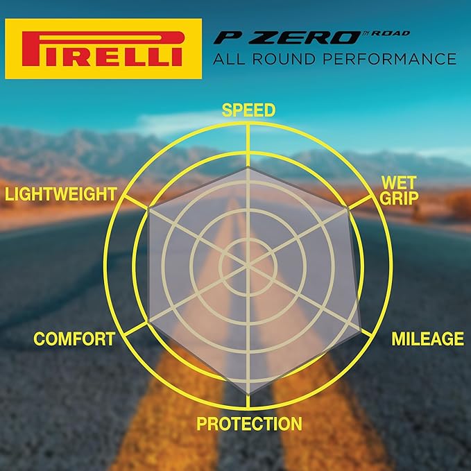 Pirelli P Zero Race 4S 28-622 (700 x 28c) Road Bike Tire for Wet and Cold Performance, TechBelt Construction for a Racing Feel, Extended Mileage for All-Season Cycling