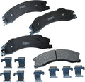 Bendix Premium SBC1411 Ceramic Brake Pads for Select Models Chevrolet Express 3500,Express 4500,Silverado 2500 3500,HD,Suburban,GMC Savana 3500,4500,Sierra HD,Nissan TITAN XD
