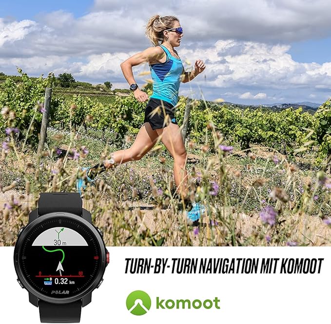 Polar Grit X - Rugged Multisport GPS Smart Watch - Ultra-Long Battery Life, Wrist-based Heart Rate, Military-Level Durability, Sleep and Recovery, Navigation - Trail Running, Mountain Biking