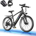 ASKGO Electric Bike for Adults, 1500W Peak E-Bike with 7-Speed, Electric Mountain Bike with 48V 12Ah Removable Battery, Up to 65 Miles 25MPH, 26" Electric Bicycle for Commute, Front Fork Suspension