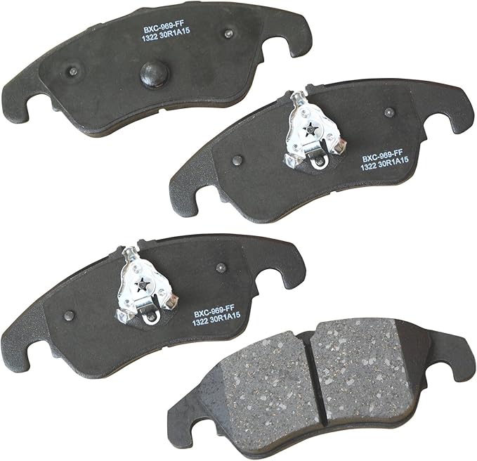 Bendix Premium SBC1322 Ceramic Front Brake Pads for Audi A4 allroad 2015-2013, A5 2009-2008, A5 2016-2015, A6 2015-2012, A6 Quattro 2015-2013, A7 Quattro 2015-2014, Q5 2016-2009