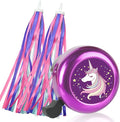 Kids Bike Bell with 2 Pcs Bike Streamers for Girls, Cute Children's Bicycle Accessories