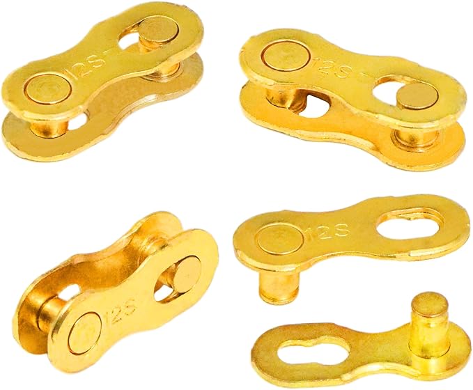 4 Pairs Bicycle Missing Link 1/6/7/8/9/10/11/12 Speed Chain Reusable Steel Bike Chain Link