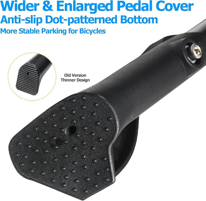 Aluminum alloy bicycle stand, adjustable bicycle stand, adjustable, rear/center mounted, road mountain bike rear stand, suitable for 24-29 inch adult bicycles.