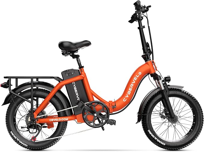 Aelith Folding Electric Bike for Adults – 1000W Motor, 20"x3" Fat Tire, 48V Removable Battery, All-Terrain E-Bike with 7-Speed, Front Suspension – Powerful Foldable Ebike for Commuter