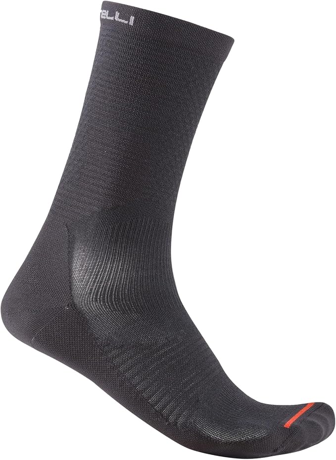 CASTELLI A/C 18 Sock, Ultralight Breathable Cycling Socks, Durable Construction for Hot Weather Performance for Men & Women