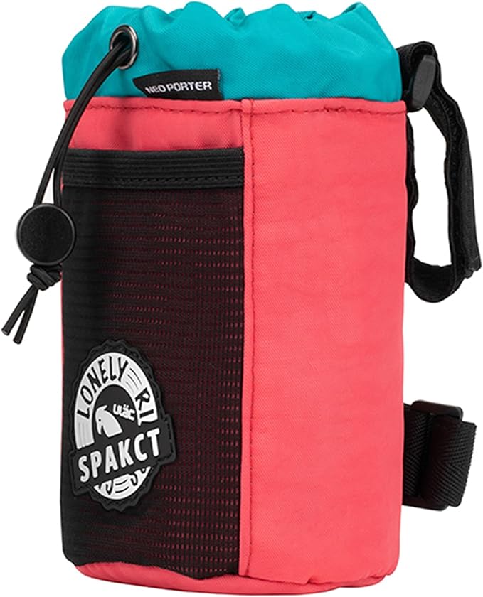 Bike Cup Holder,Bike Stem Bag,Bike Water Bottle Holder,Bike Handlebar Bag,Waterproof Bicycle Frame Bag,Bike Bags for Bicycles,Bike Feed Bag,Bike Snack Bag (Watermelon Red)