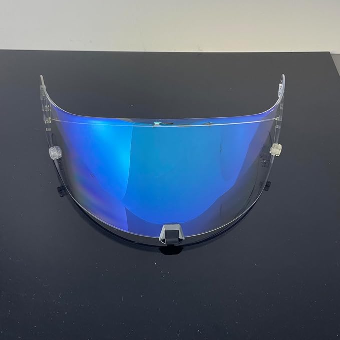 T520 Motorcycle Helmet Visor Replacement Compatible with Scorpion EXO T520/R1 Air/ST1400 UV Protection Anti-Scratch (Clear Blue-For Day &Night)