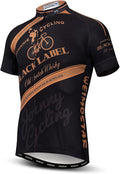 Men's Cycling Jerseys Tops Biking Shirts Short Sleeve Full Zipper Bike Clothing