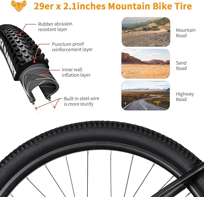 TRIFOX Carbon Fiber Mountain Bike,29er Carbon Mountain Bike with Shimano M6100 Deore Groupset 12-Speed,Carbon Fiber Frame,Hydraulic Fork 130mm Travel,/17/19 inch
