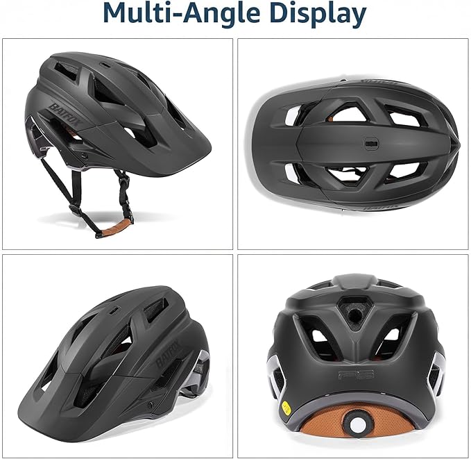 KINGBIKE NTA-8776 Mountain Bike Helmet Professional Ebike Helmets with 3-Level Adjustable Visor & Camera Mount E-MTB Helmet for Adults Men Women Youth E-Bike Safety Certified