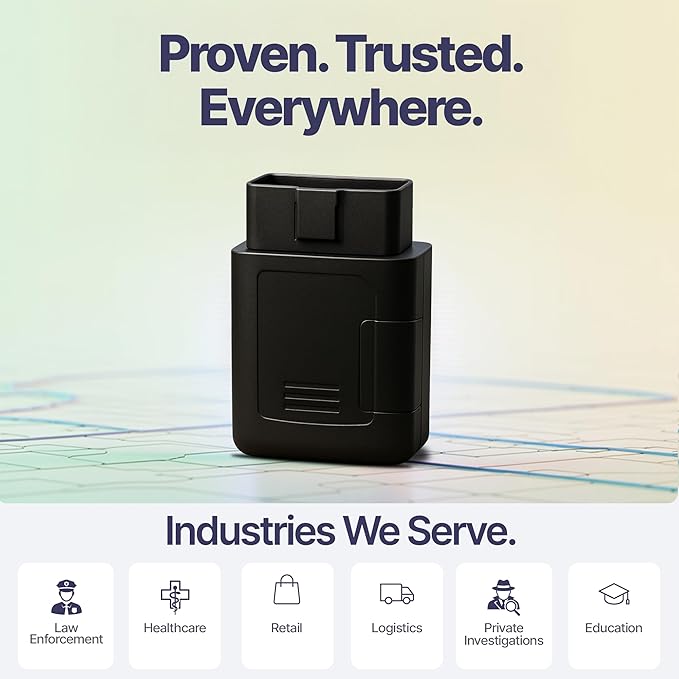 Lightning GPS OBD-II Real-Time GPS Tracker for Vehicles – Easy Installation, Flexible Subscription Plans for Cars, Trucks, Fleets & Teen Drivers – GPS Locator w/Instant Alerts – Subscription Required