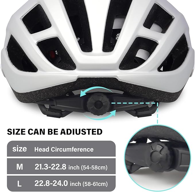Bike Helmet for Adults Women Men Youth Kids, Lightweight Mountain Road Bicycle Cycling Helmets with Adjustable Dial & Removable Visor