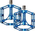 Corki Cycles TOPO Titanium Flat Platform Mountain Bike Pedals - 9/16”
