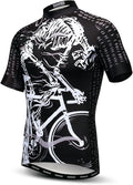 Men's Cycling Jerseys Tops Biking Shirts Short Sleeve Full Zipper Bike Clothing