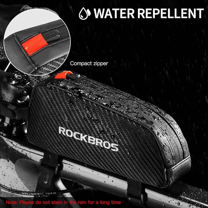 Road Bike MTB Mountain Bike Waterproof Bike Bag Front Frame Top Tube Bicycle Pouch Large Capacity Cycling Front Storage Bag