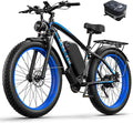 Ebike for Adults Electric, 52V 19.2Ah/32Ah, Peak 2000W/2500W E-Bike, 36/40MPH, 70 Miles/100Miles, Hydraulic Disc Brake, Off Road Snow Mountain E-Bike, 24"/26" Fat Tire Electric Bicycle UL2849 by SGS