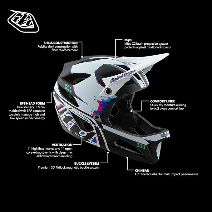 Troy Lee Designs Stage Helmet MIPS for Mountain Bicycle MTB BMX