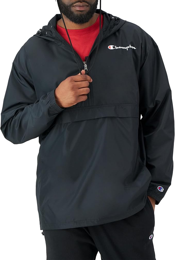 Champion Men's Jacket, Stadium Full-zip Jacket, Wind Resistant, Water Resistant Jacket for Men