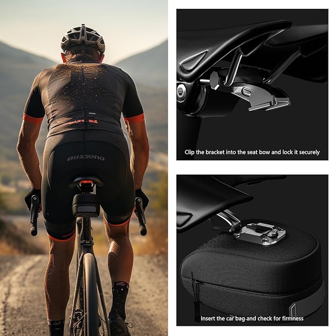 Bike Bicycle Triangle Bag Bike Bag Bicycle Front Frame Bag Bike Accessories Pouch Waterproof Bike Bicycle Frame Front Tube Pouch Bag Bike Storage Bag (Black)