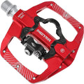 MZYRH Pedal,MTB Mountain Bike Pedals Compatible with Dual Function Sealed Clipless Aluminum 9/16" Bicycle Flat Platform with Cleats for Road, MTB