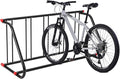 Commercial Grid Bike Rack for 5 Bikes - Heavy Duty Metal Bike Stand Floor, 39.7 LBS Q235 Steel Outdoor Bicycle Parking Rack for Garage, Retail, School, Backyard, Bike Shop (Single Side)