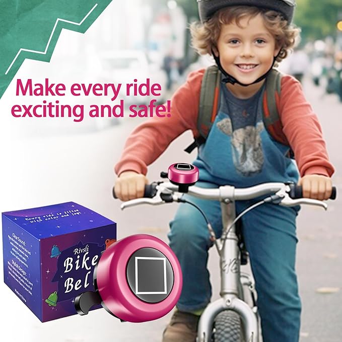 Bike Bell, Classic Bicycle Bell for Adults Kids, Loud Crisp Clear Sound Bicycle Bell for Adults Kids, Road Bike, Electric Bike, Cruiser Bike, Mountain Bike Bell Accessories