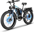 8000w Electric Bike for Adults, 60V 32Ah Battery Ebike, Fat Tire & Long Range Electric Bicycles, 210Nm Mountain Bike Full Suspension, Hydraulic Brake Electric Bicycle
