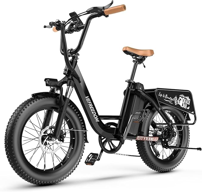 EUY Electric Bike for Adults with Peak 1500W Motor, 48V 20Ah Removable Battery Fast Ebike,Max 70Miles & 30MPH,20" x4.0 Fat Tire Commuting Electric Mountain Bike,7-Speed, Step-Thru Bicycle