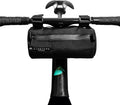 ALMSTHRE Simple Bar Bag | Soft-Shell Bike Handlebar Bag with Waterproof Zipper & Adjustable Straps | Lightweight Bicycle Handlebar Bag (Simple, Midnight Black)