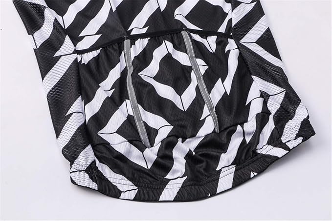 Cycling Jersey Men USA Summer Bike Short Sleeve 3-Pockets Breathable Quick-Dry Shirt S-3XL