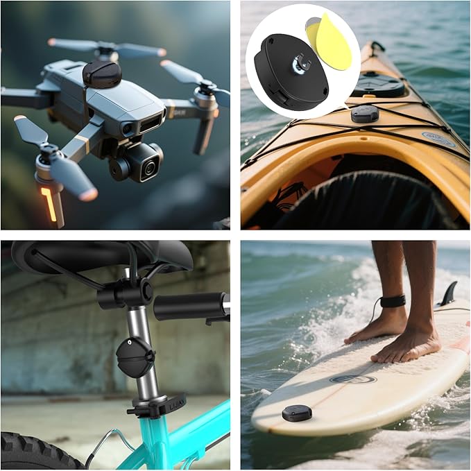 Magnetic Hidden GPS Tracker for Vehicles,Magnetic Waterproof Car Tracker, No Monthly fees, Mini Portable GPS Tracker for Bike,Trucks, Fleet, Motorcycle, Anti-Theft (iOS Only)