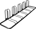 Retrospec Stash Rack 2, 4 & 5 Bike Floor Stand Bicycle Storage Organizer for Mountain Bike, Road Bike, Weather Resistant Fine Powder Steel Coating Fits Wheels up to 3" | for Mountain Bike, Road Bike, Weather Resistant, Fits Wheels up to 3"