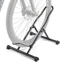 cyclists Indoor Bike Floor Stand - Bike Rack Floor Parking for Garage/Home - Bike Storage Bicycle Parking Rack Fit 20”-29” Mountain Road Bikes (For 1 Bike)