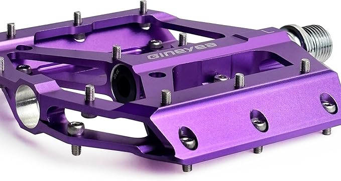 Mountain Bike Pedals, Aluminum Alloy Flat Platform, 9/16" Sealed Bearing, Lightweight Bike Pedals for MTB BMX Road Bicycle