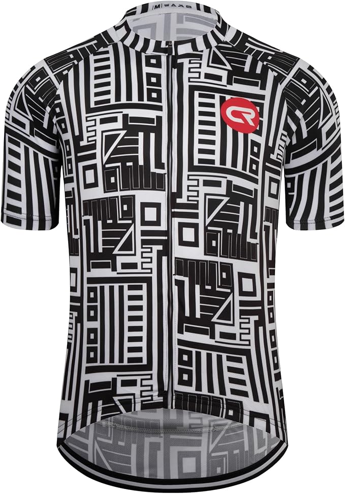 Coconut Ropamo CR Mens Cycling Jersey Short Sleeve Road Bike Shirt with 3+1 Zipper Pockets Breathable Quick Dry