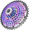 VG SPORTS 8/9/10/11/12 Speed Ultra-Light Bike Cassette for Mountain Bike 11-40T/11-42T/11-46T/11-50T/11-52T MTB Cassette Lightweight Aluminum Bracket Cassette