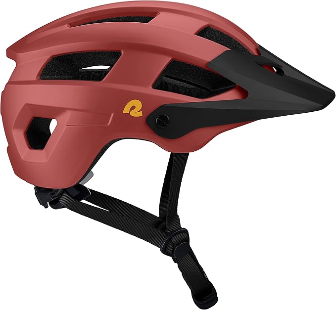 Retrospec Rowan Mountain Bike Helmet with Adjustable ErgoKnob Fit System - 14 Ventilation Ports, Removable Visor & EPS Foam Interior - Lightweight MTB Protection